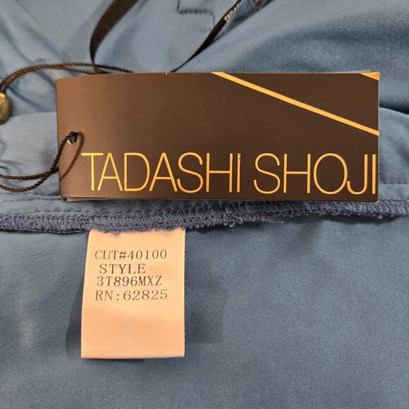 TADASHI SHOJI Special Occasions Embellished AZURE Sheath Dress Size 12 NEW TAGS! - Picture 13 of 17